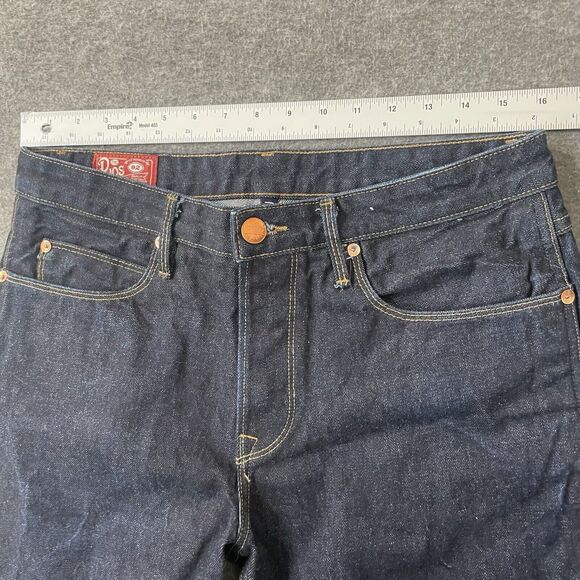 FREENOTE The Rios Selvedge Denim Slim Straight Premium Denim Jeans 32 ALTERED - Picture 12 of 14